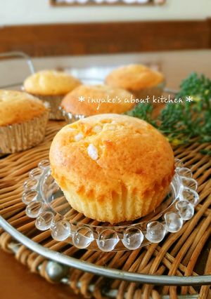 卵1個でヨーグルトカップケーキ♪-レシピのメイン写真