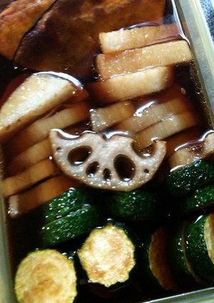 サッパリ夏野菜あげ-レシピのメイン写真