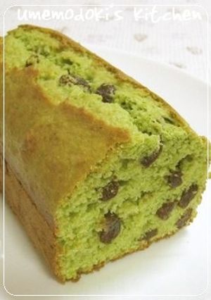バター少な目！　レーズン入り抹茶パウンド-レシピのメイン写真