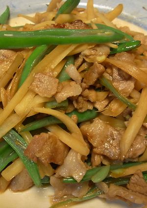 新生姜の炒め物-レシピのメイン写真
