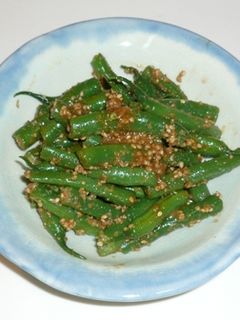 ★インゲンの胡麻和え★-レシピのメイン写真