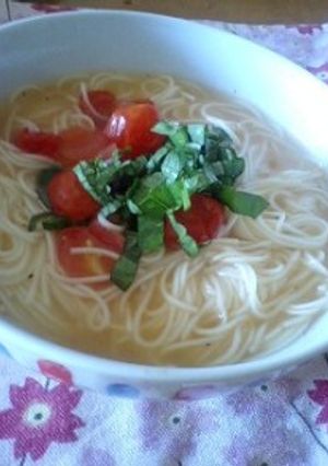 トマトにゅうめん(直煮込みそうめん)-レシピのメイン写真