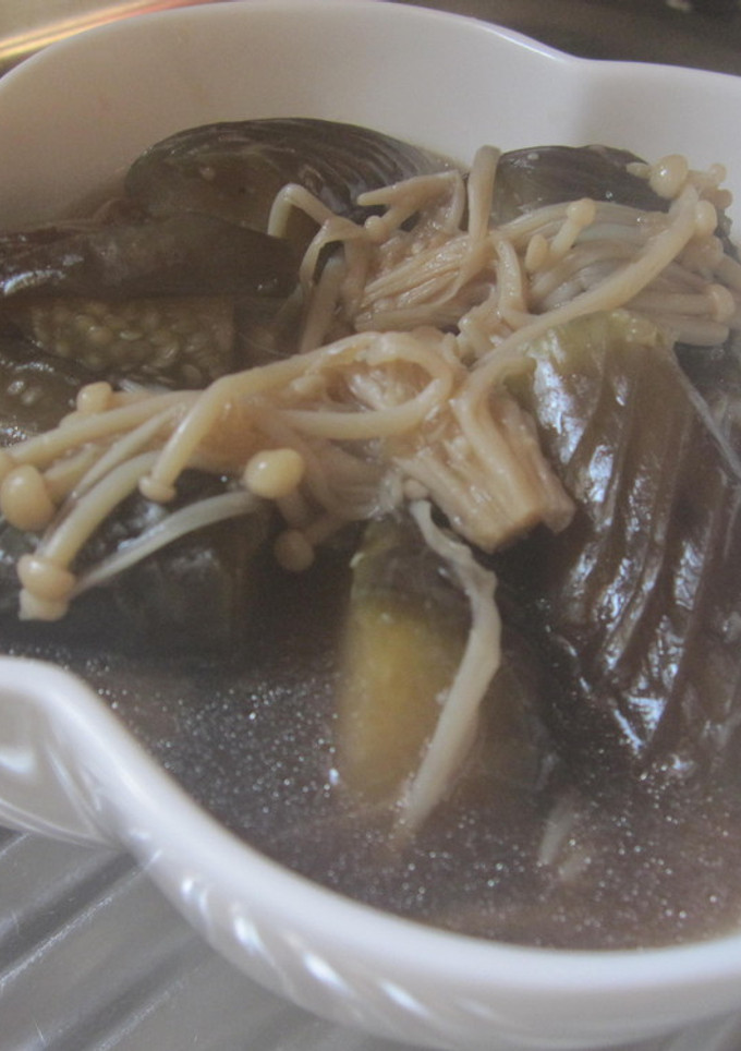 なすとえのきの簡単めんつゆ煮-レシピのメイン写真