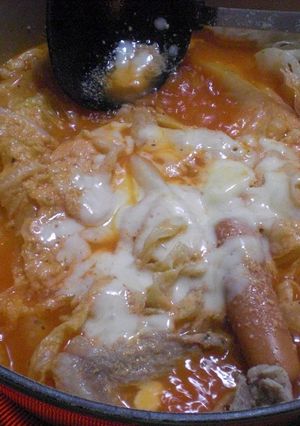 キャベツの蒸煮　トマト風味で１日分の野菜-レシピのメイン写真