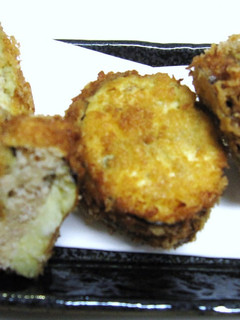 ナスひき肉ハサミフライ-レシピのメイン写真