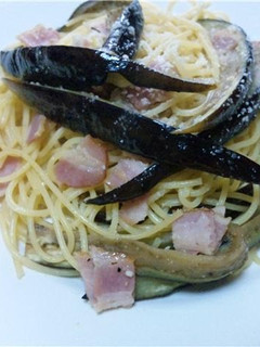 茄子とベーコンのパスタ-レシピのメイン写真