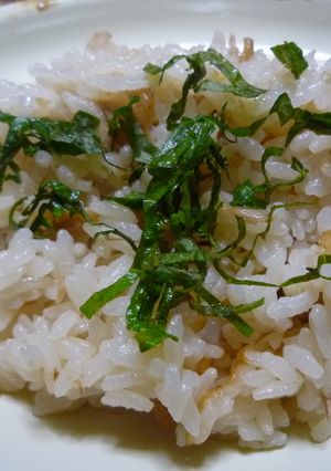 ナメタケ＆ツナの炊き込みご飯♪-レシピのメイン写真