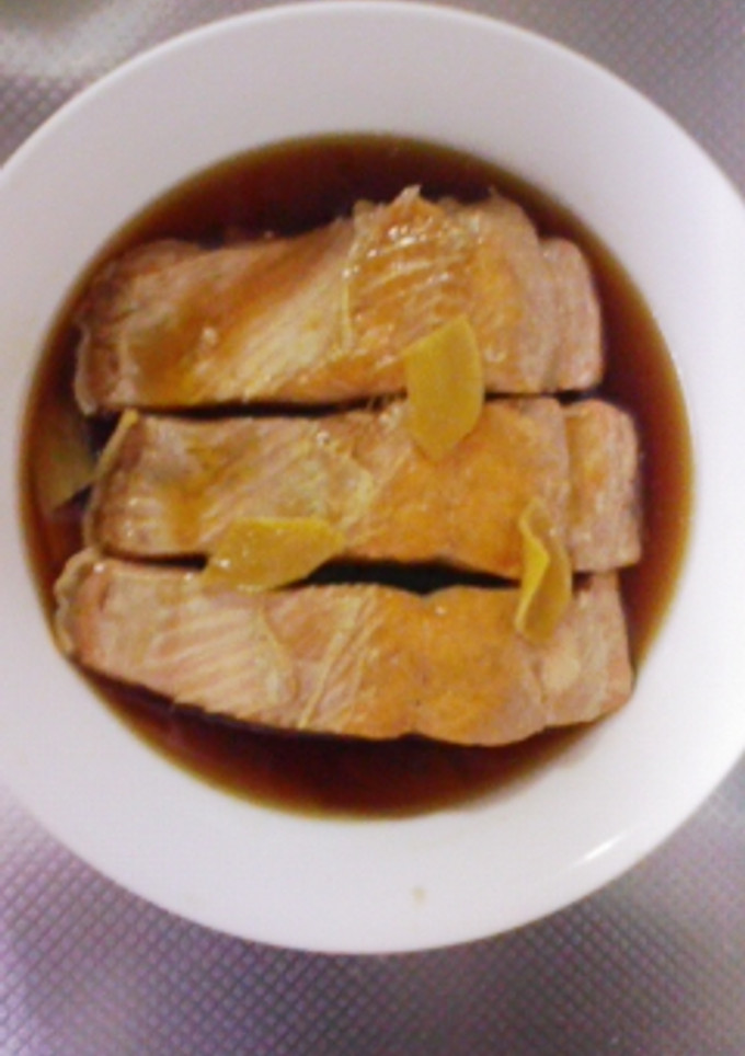 鮭のしょう油漬-レシピのメイン写真