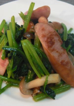 ウィンナーとほうれん草の炒め物☆-レシピのメイン写真