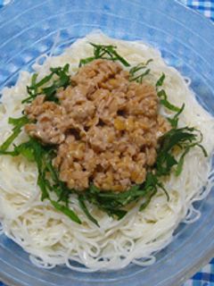 納豆そうめん-レシピのメイン写真