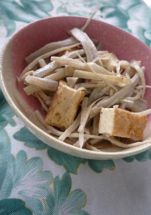 ゴボウと厚揚げのマヨサラダ-レシピのメイン写真