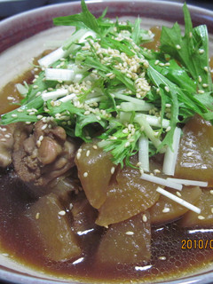 かしわと大根の甘辛く炊いたん-レシピのメイン写真