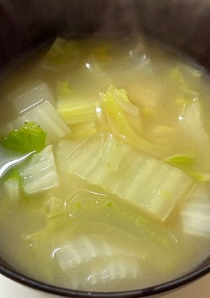 白菜のお味噌汁-レシピのメイン写真
