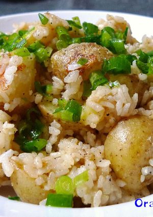 新じゃがとクリチの焼肉のタレ炒飯-レシピのメイン写真