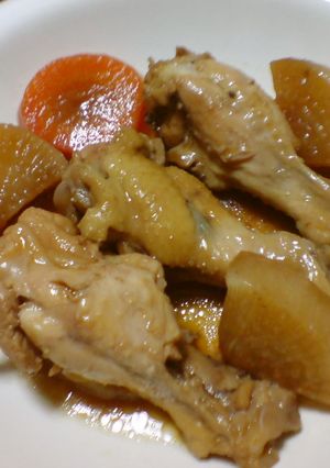 簡単☆鶏手羽元のやわらか煮♪-レシピのメイン写真
