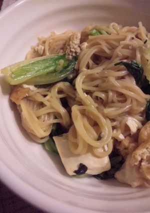 大葉にんにく醤油de中華風そうめん-レシピのメイン写真