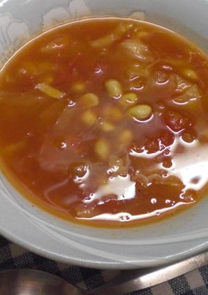 肉いらず！簡単！ミネストローネスープ-レシピのメイン写真