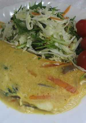 昨夜の残り物が翌日の朝食に変身-レシピのメイン写真