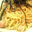 シンプル タラコパスタ!