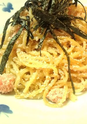 シンプル　タラコパスタ！-レシピのメイン写真