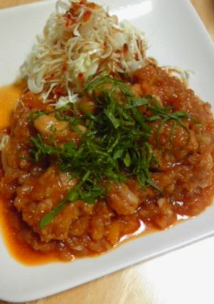 簡単☆鶏肉の白菜&玉ねぎトロトロｿｰｽ煮-レシピのメイン写真