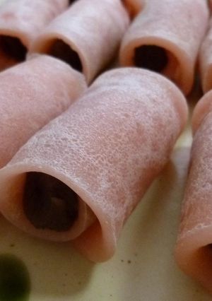 葉っぱなしだけど…桜餅　もちもちオヤツ♪-レシピのメイン写真