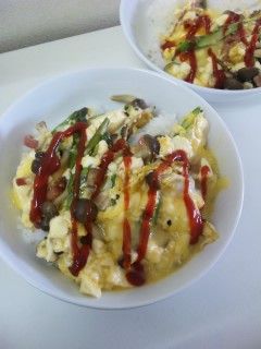 ささっとランチに!オムレツ丼☆-レシピのメイン写真