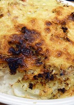 残りご飯とバジルパン粉のライスグラタン-レシピのメイン写真
