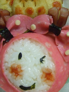 リボン大好き☆ずきんちゃん キャラ弁-レシピのメイン写真