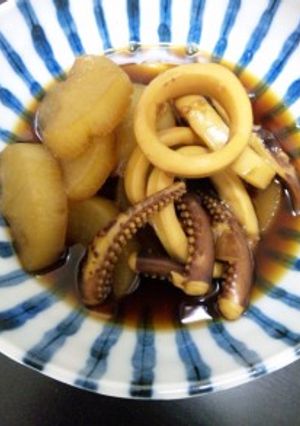 イカと大根のサラサラ煮物-レシピのメイン写真
