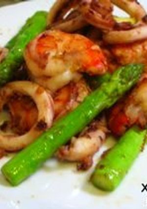 台湾家庭料理☆えび＆いかの　ＸＯ醤炒め☆-レシピのメイン写真