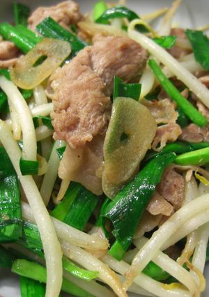 ✿豚肉・もやし・ニラのにんにく炒め✿-レシピのメイン写真