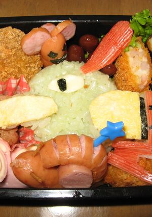キャラ弁　ポケモン　ネイティ弁当-レシピのメイン写真