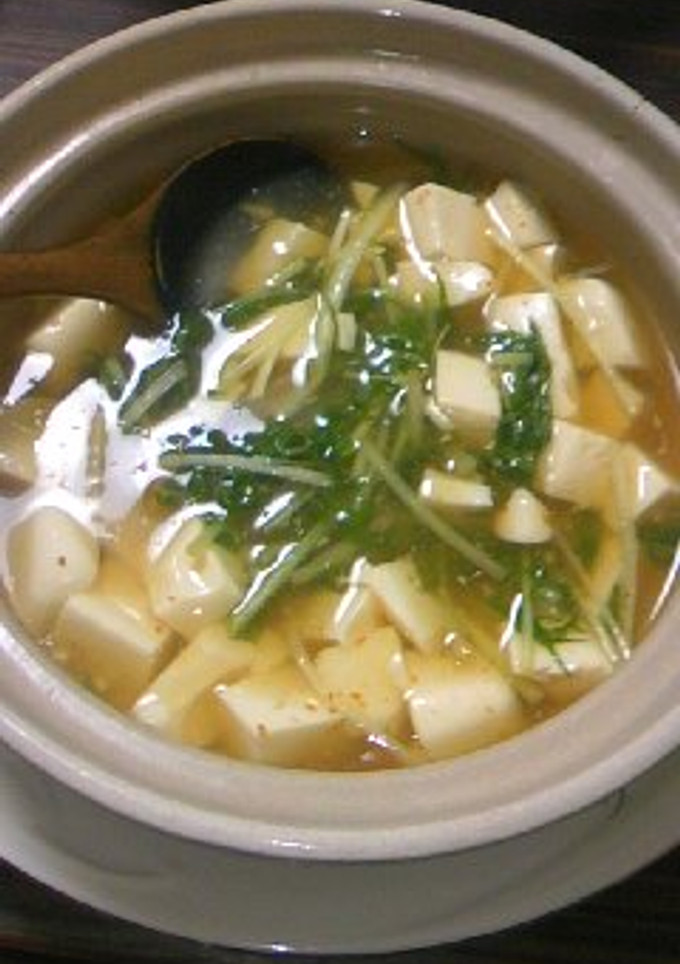 豆腐と水菜の簡単とろとろ煮(^o^)-レシピのメイン写真