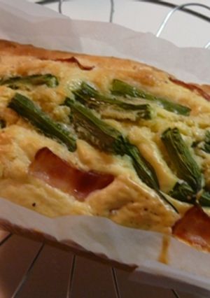 ★インゲンとベーコンのケークサレ★-レシピのメイン写真