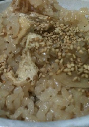 生姜と油揚げだけ！の炊き込みご飯-レシピのメイン写真