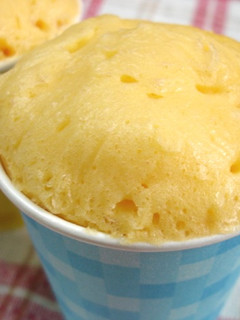 5分で完成!レンジと紙コップの簡単ケーキ-レシピのメイン写真