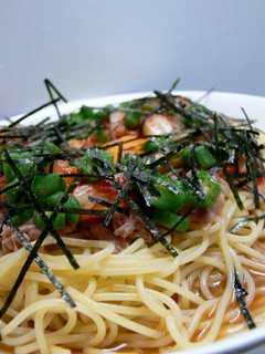 オクラとキムチの冷製パスタ-レシピのメイン写真