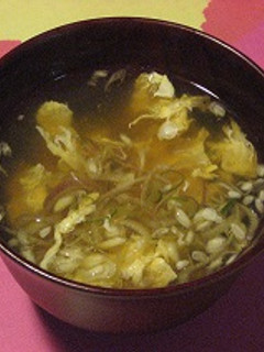 茗荷入りかきたま汁★-レシピのメイン写真