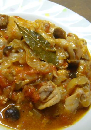 カレー風なチキンのトマト煮～☆-レシピのメイン写真