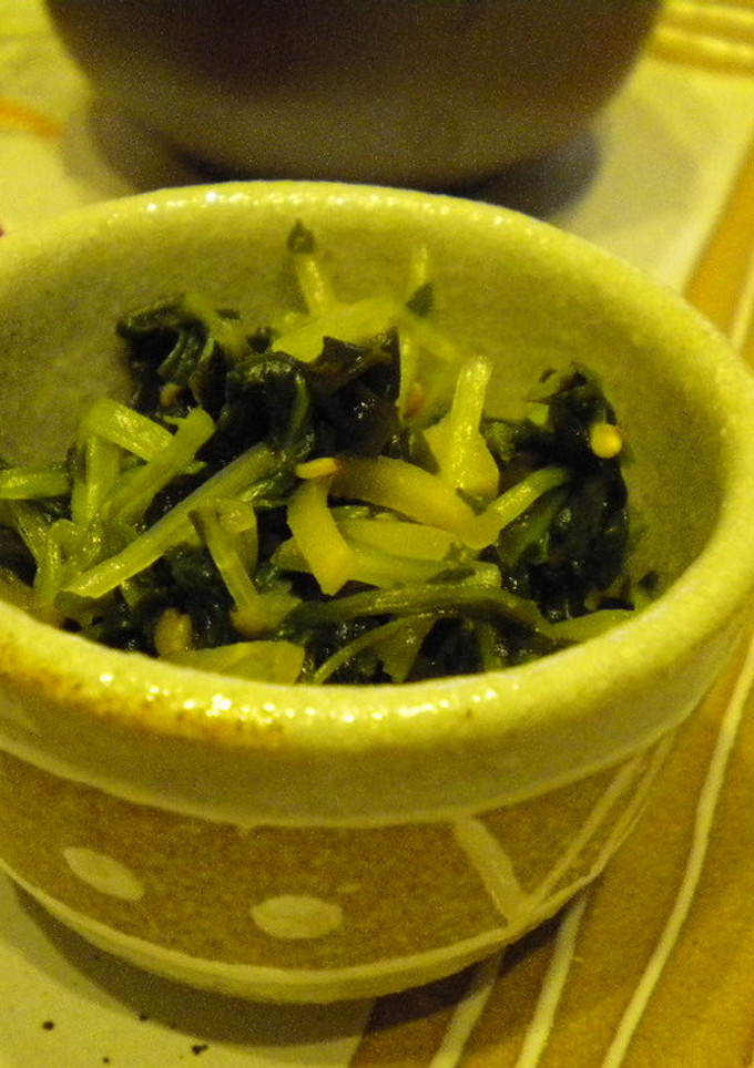 簡単、箸休め♪まびき菜の酢の物-レシピのメイン写真