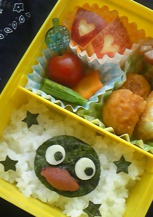 キャラ弁☆手抜きピングー-レシピのメイン写真