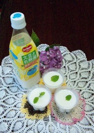大豆と乳酸菌使用♪ヨーグルト寒天☆-レシピのメイン写真