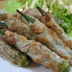 รูปของ 《簡単おつまみ》さっぱりオクラの豚肉巻き