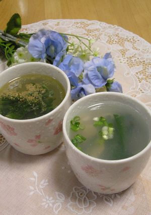 夏にさっぱり♡ささ身の澄まし汁-レシピのメイン写真