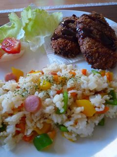 野菜いっぱいカラフル♪ピラフ-レシピのメイン写真