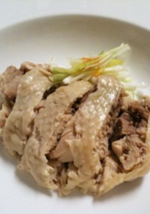 柔らか!ホロホロ茹でる蒸し鶏-レシピのメイン写真