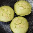 アーモンド入り、豆乳抹茶蒸しパン♪
