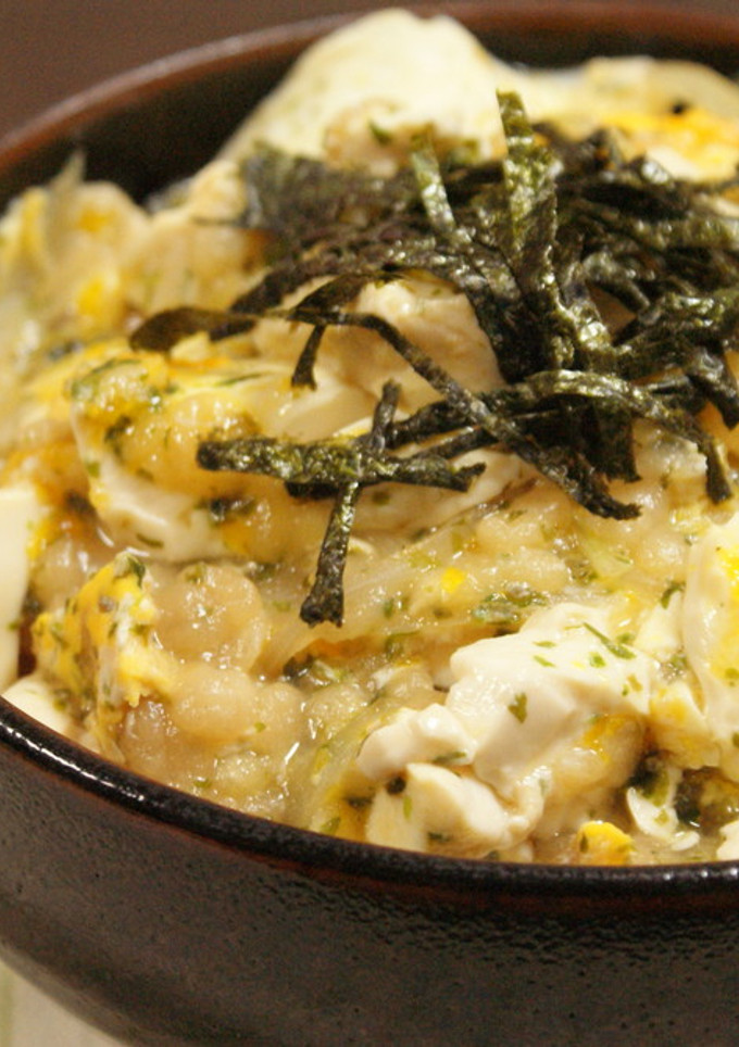 ＊とうふの玉とじ丼＊-レシピのメイン写真