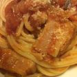 ナスとベーコンのパスタ